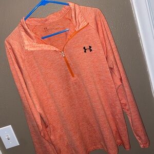 Under Armour Vibrant Orange Athletic Pullover
